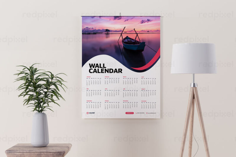 Large size wall calendar printing by Redpixel