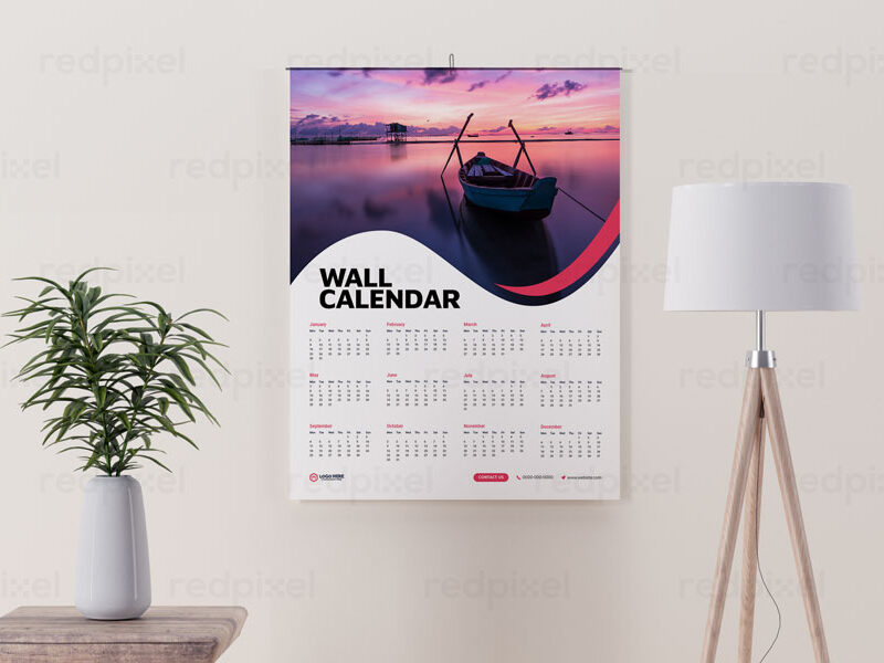 Large size wall calendar printing by Redpixel