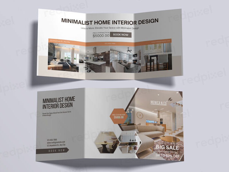 3 Fold Brochure A4 size printing by Redpixel