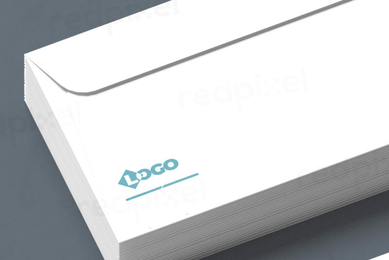 Single colour screen printed envelope by Redpixel