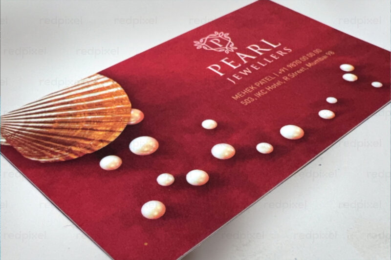 silk lamination business card printing by Redpixel